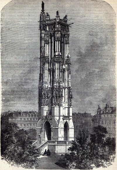 Kirche St. Jacques de la Boucherie, Paris, die Sitzungen der Nationalversammlung abhielt von English School